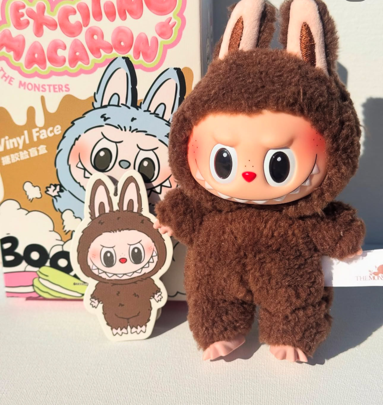 AUTHENTIC THE MONSTERS Labubu - Exciting Macaron Vinyl