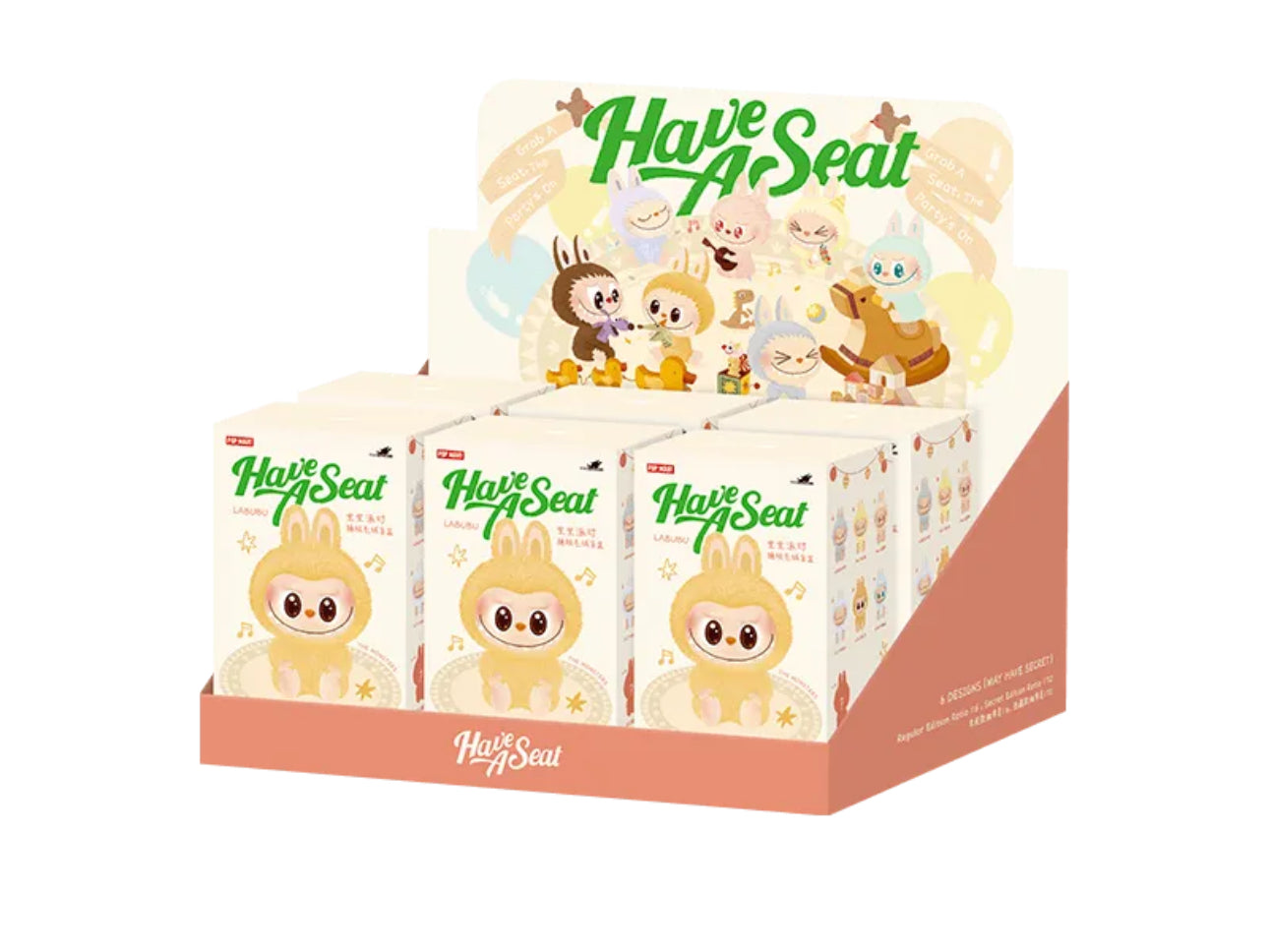 AUTHENTIC THE MONSTERS Labubu - Have a Seat Vinyl Plush