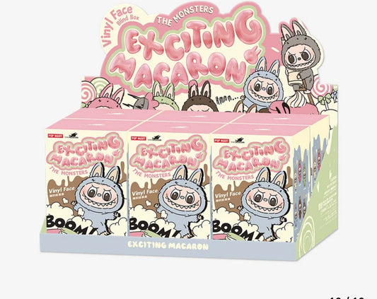 AUTHENTIC THE MONSTERS Labubu - Exciting Macaron Vinyl