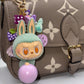 The Monster Lazy Yoga Labubu Keychains